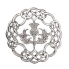 Brooch - Pewter Thistle Eternal Interlace