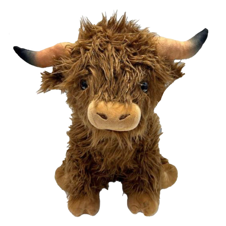 Brown Large Sitting Highland Coo