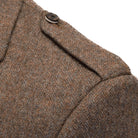 Brown Tweed Argyll Jacket Epaulet