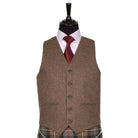 Brown Tweed Argyll Vest