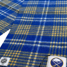 Buffalo Sabres Lambswool Tartan Scarf Close