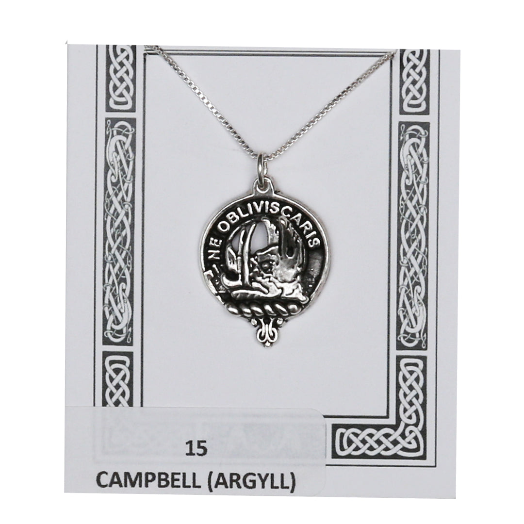 Campbell of Argyll Clan Crest Pendant