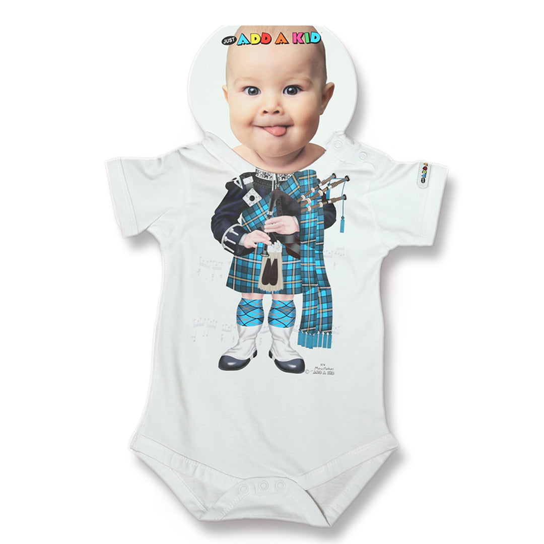 Child's Onesie Bagpiper Blue (6 months)