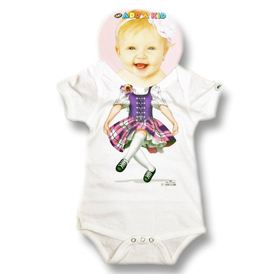 Child's Onesie Highland Dancer Purple (6 Months)