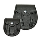 Child's Sporran Black Leather