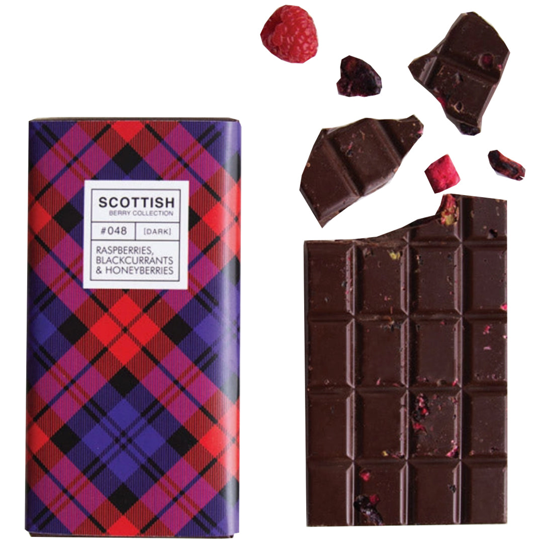 Chocolate Bar - Scottish Berries Dark (100g)