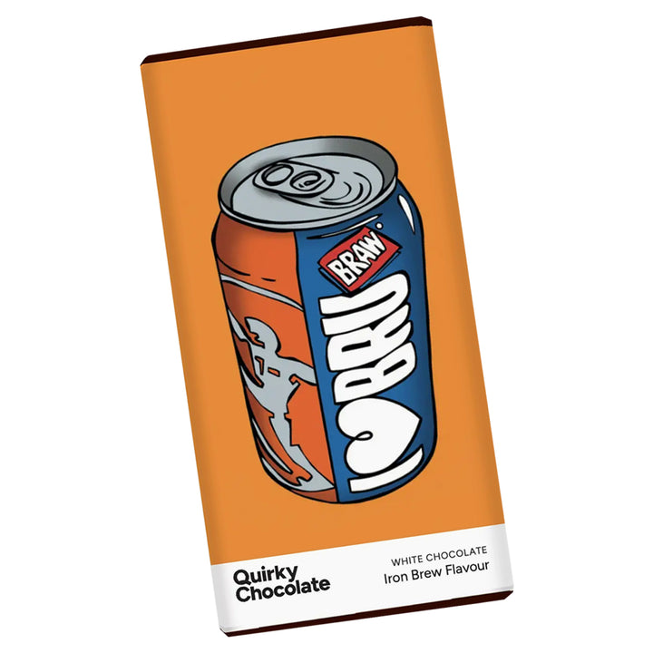 Chocolate Bar - White Chocolate Iron Brew (100g)