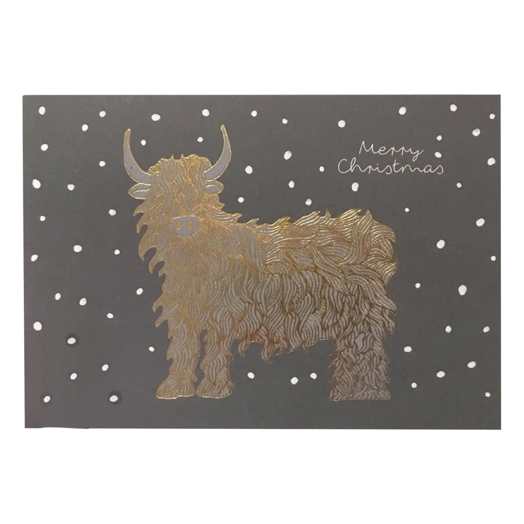 Christmas Card - Highland Cow