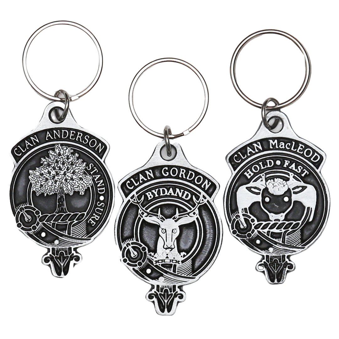 Clan Crest Metal Key Chains