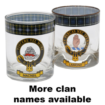 Clan Crest Whisky Glasses