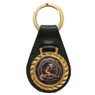 Clearance Cooper Leather Key Chain Green