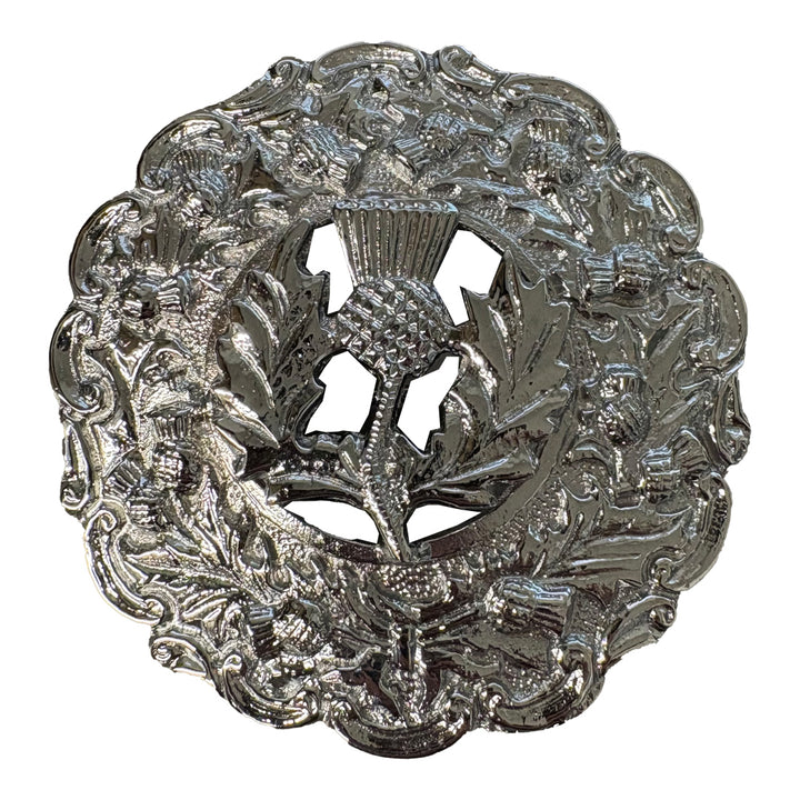 Clearance Economy Thistle Plaid Brooch