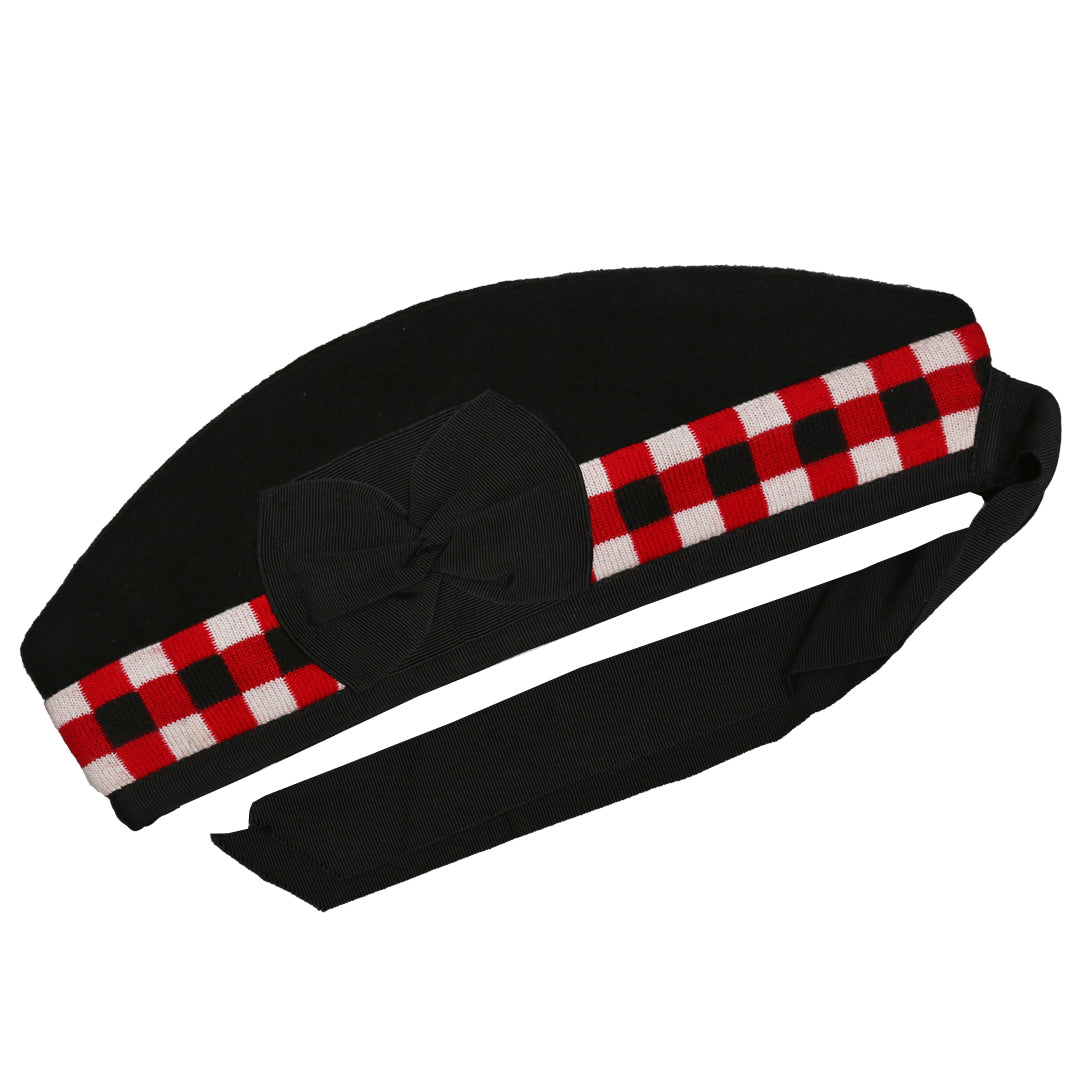 Clearance Glengarry Black/White/Red - 58