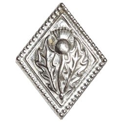 Clearance Silver Thistle Buttons (Medium)