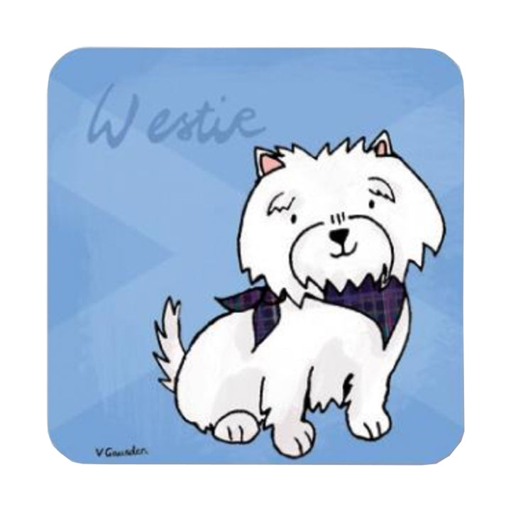 Coaster - Westie Dog