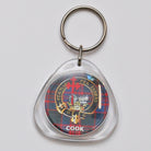 Clan Crest Plastic Key Chain - Cook