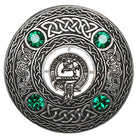 Craig Clan Crest Brooch Emerald