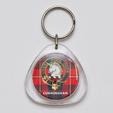 Clan Crest Plastic Key Chain - Cunningham