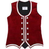 Custom Large Cranberry Highland Vest