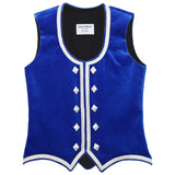 Custom Large Royal Blue Highland Vest