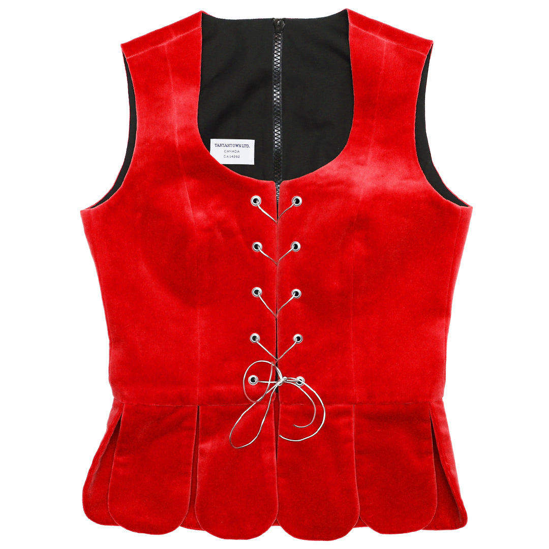 DIGITAL Bright Red Standard National Vest Zipper