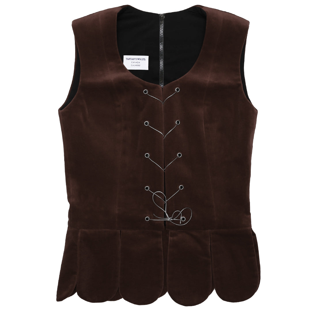 DIGITAL Brown Standard National Vest Zipper