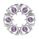 Dancers Thistle Brooch - Orchid