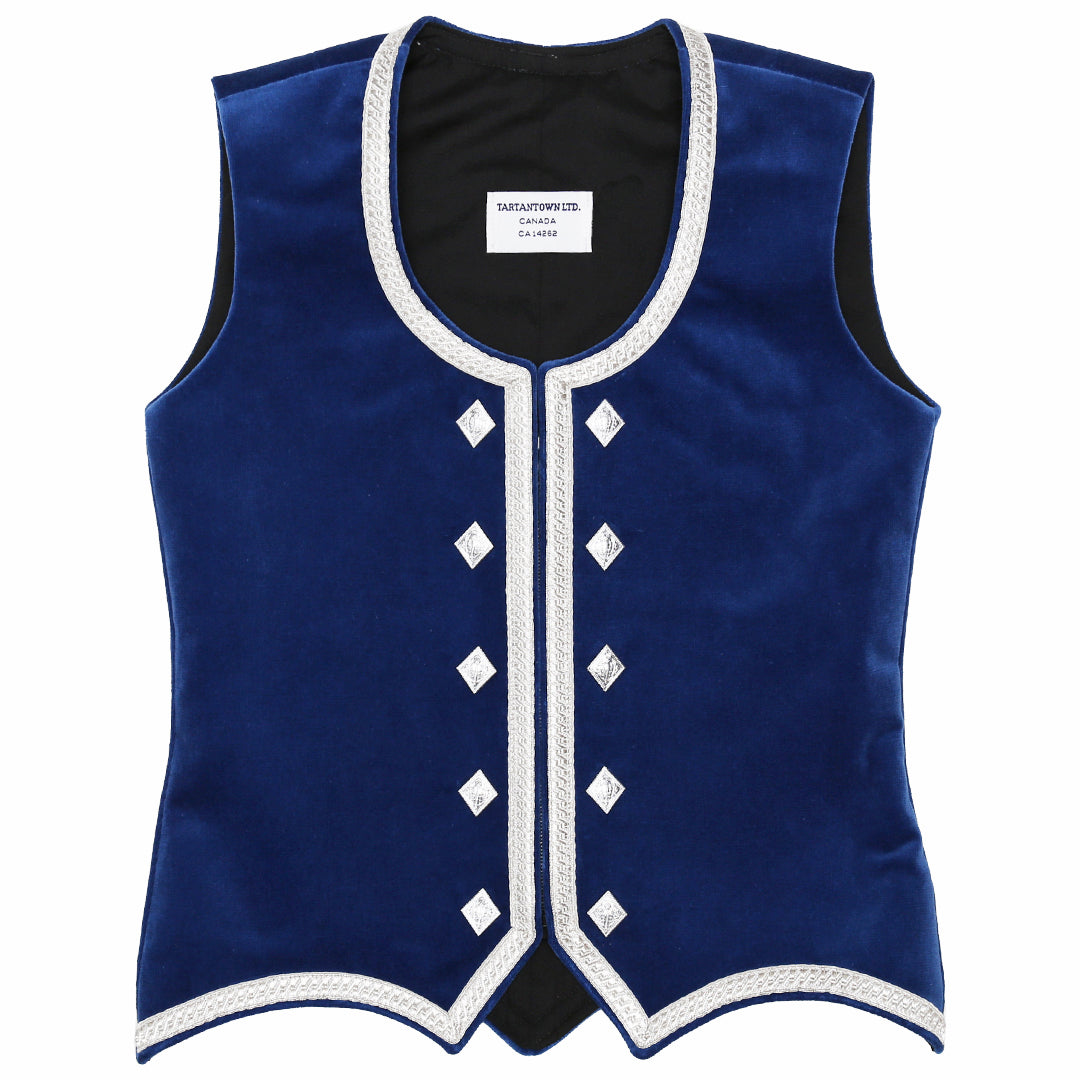 Dark Blue Highland Vest