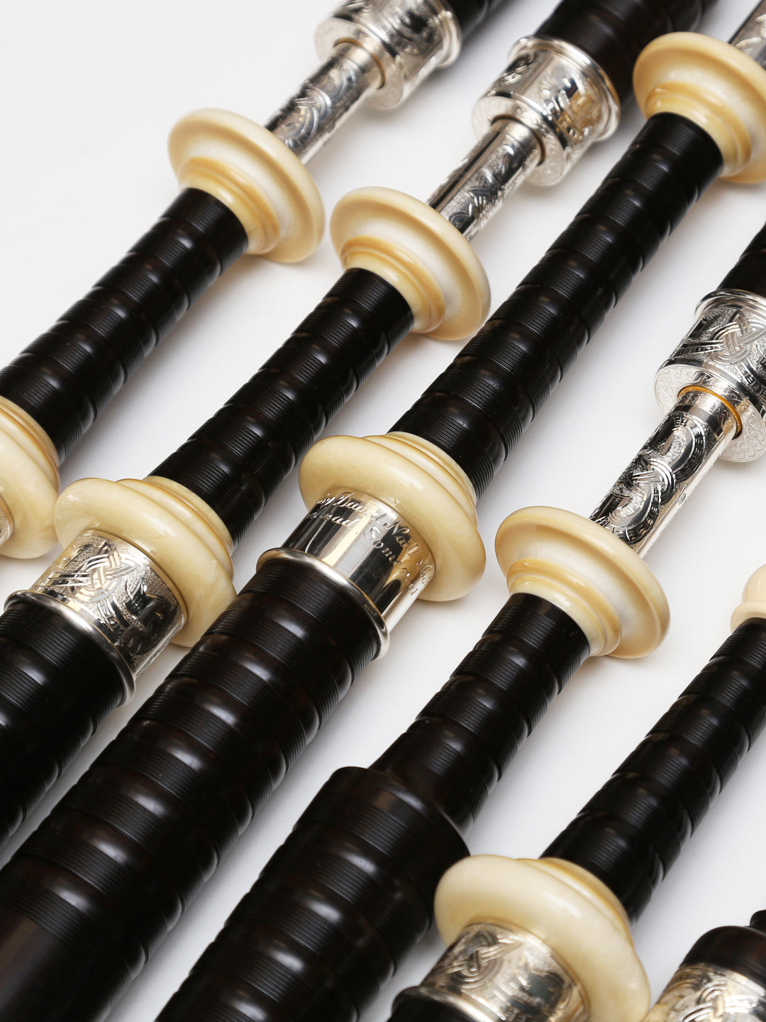 David Naill Bagpipes - #5 (Aged Imitation Ivory) 2