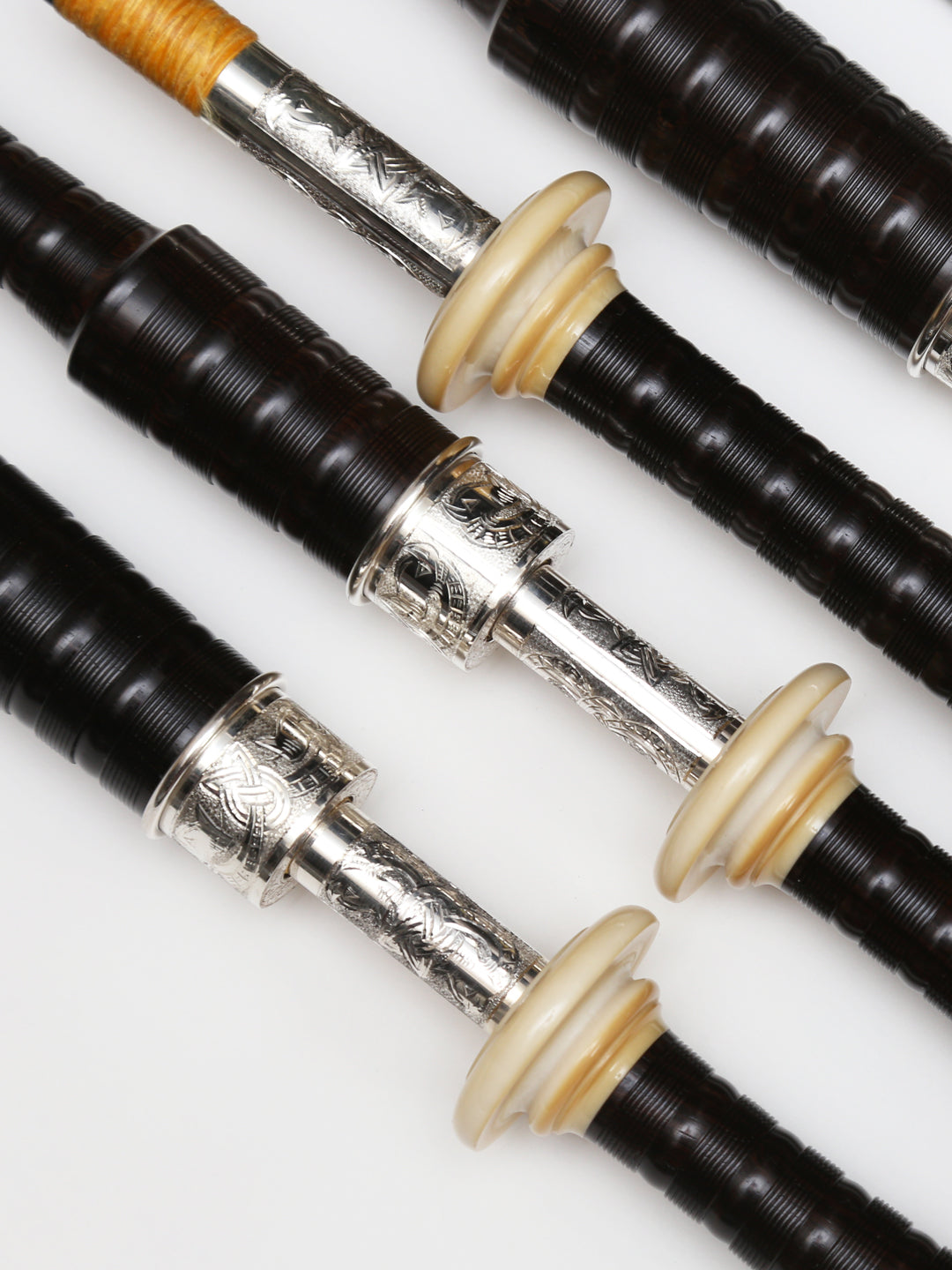 David Naill Bagpipes - #5 (Aged Imitation Ivory) 3