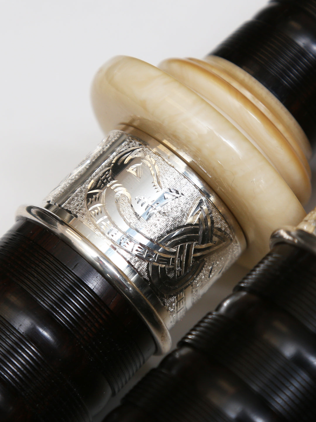 David Naill Bagpipes - #5 (Aged Imitation Ivory) 4