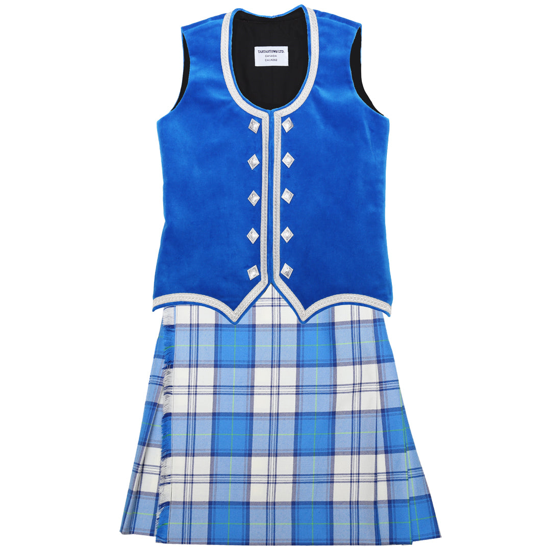 Dress Blue Menzies Variation Kiltie Outfit (Medium Blue)