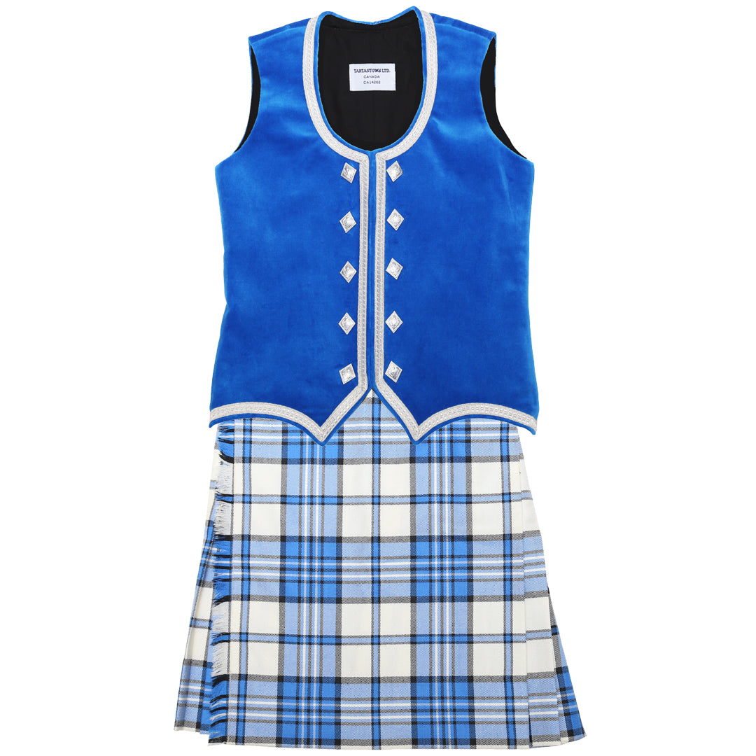 Dress Blue Scott Variation Kiltie Outfit (Medium Blue)