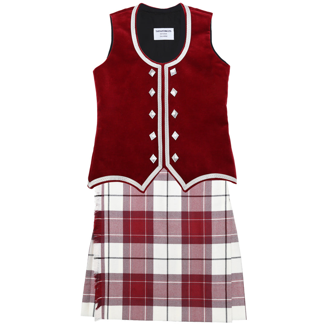 Dress Cranberry Kerr Kiltie Outfit (Cranberry)