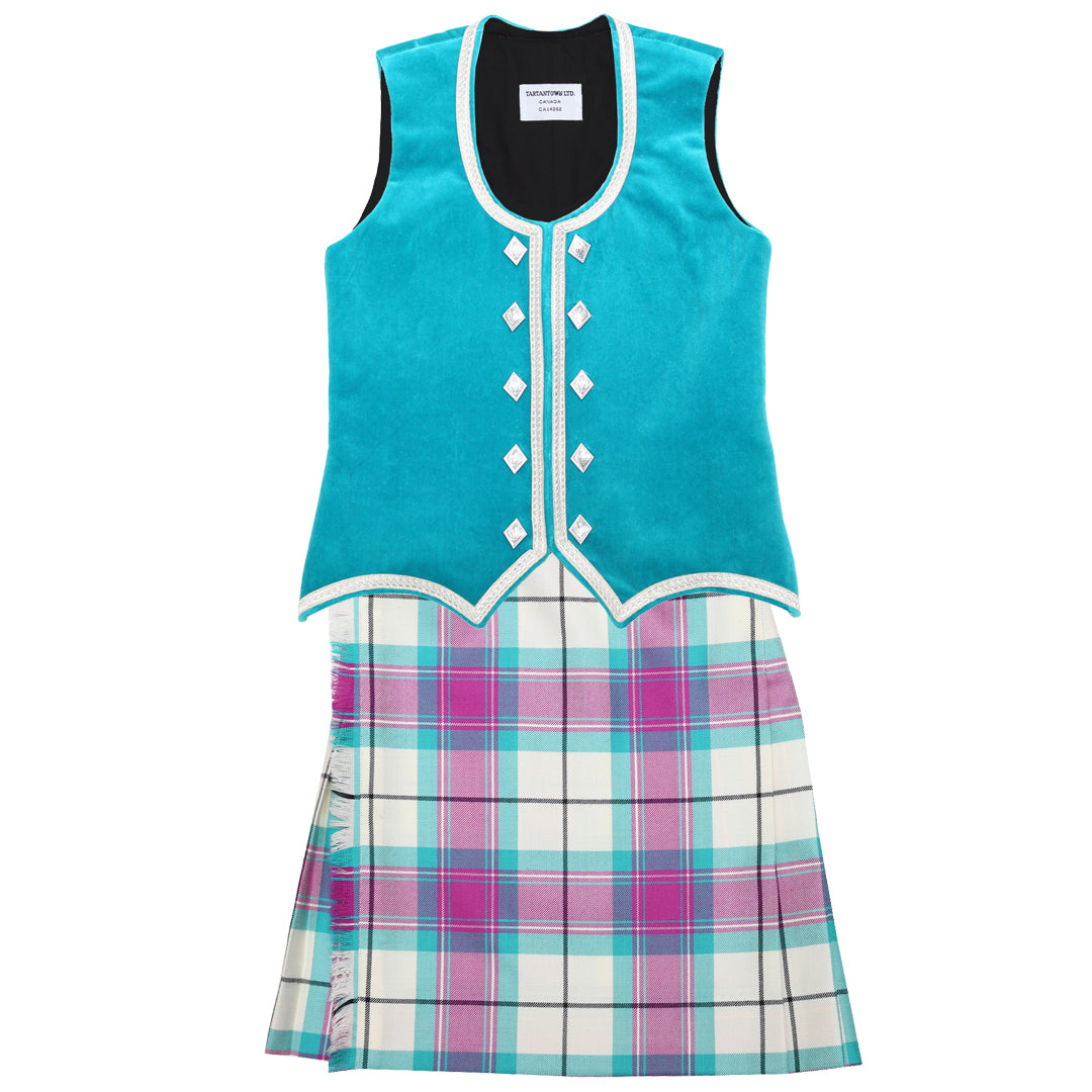Dress Fuchsia Kerr Kiltie Outfit (Mint)