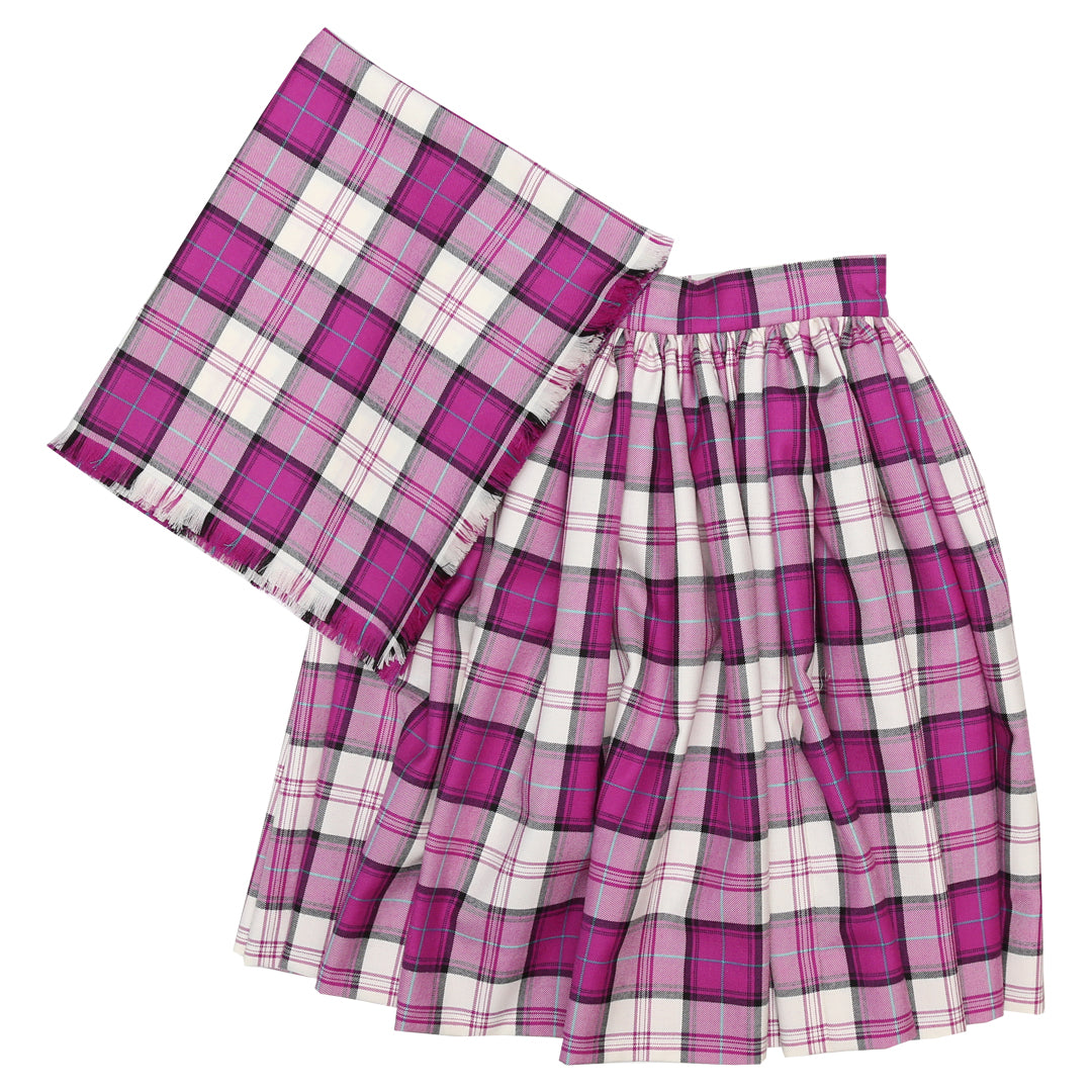 Dress Fuchsia Menzies National Skirt and Plaid
