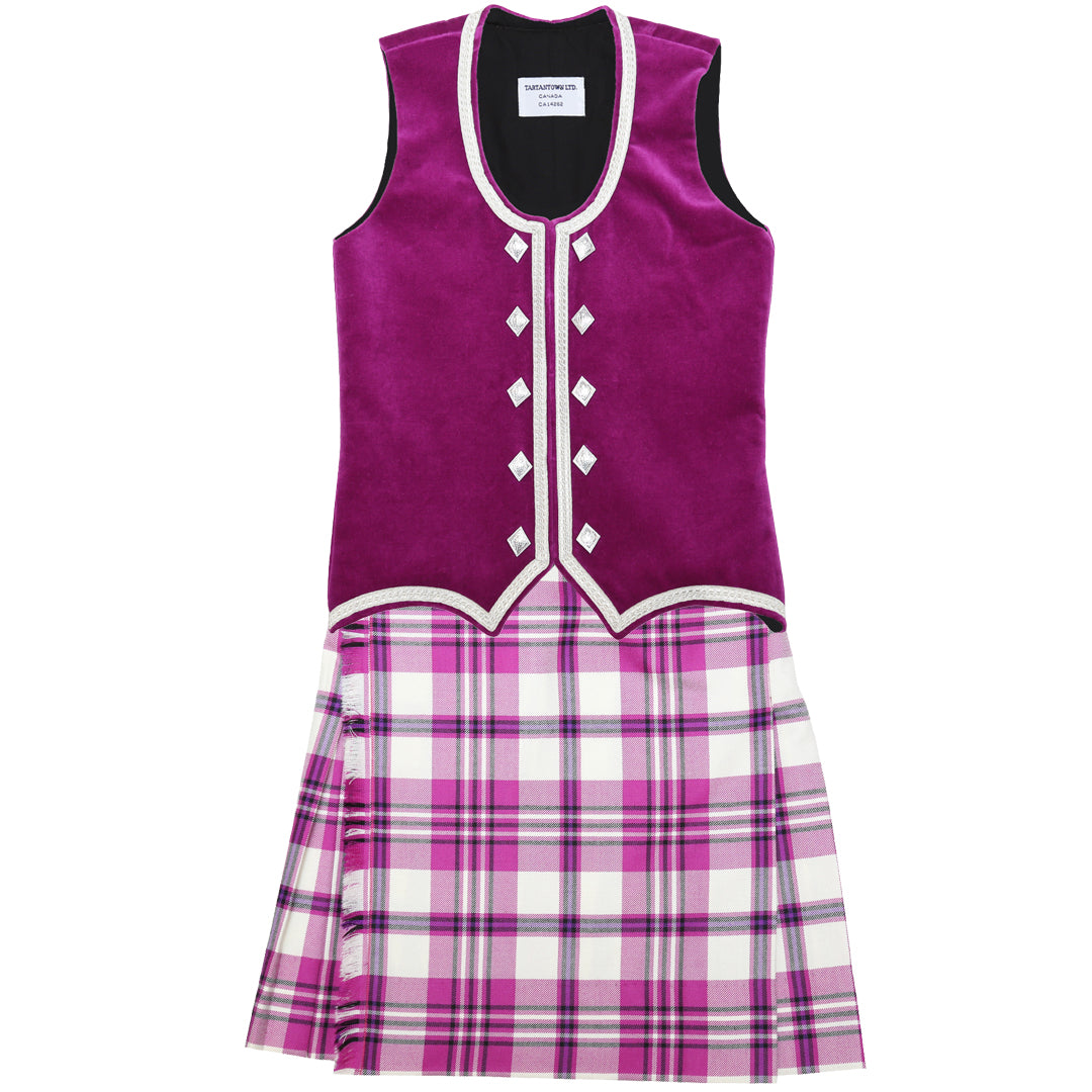 Dress Fuchsia Scott Kiltie Outfit (Fuchsia)