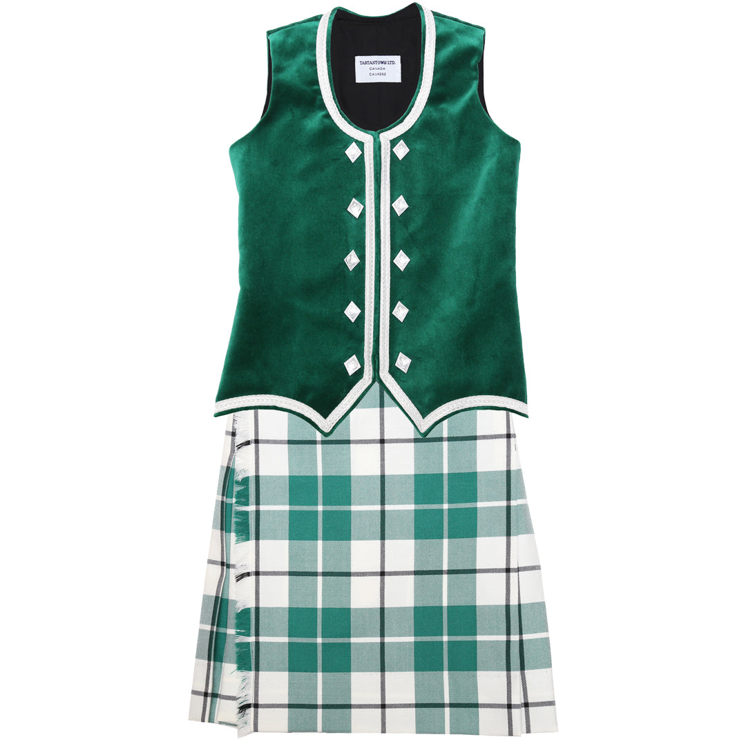 Dress Green McRae of Conchra Kiltie Outfit (Bright Green)