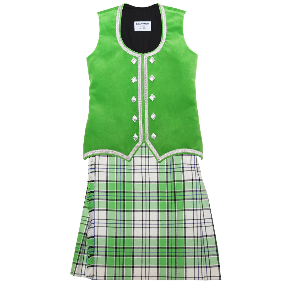 Dress Lime McRae Kiltie Outfit (Lime Green)