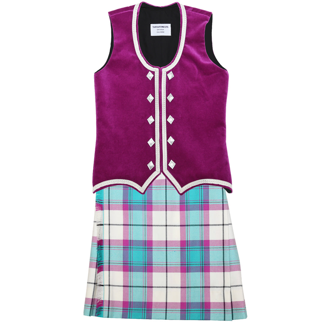Dress Mint Kerr Kiltie Outfit (Fuchsia)