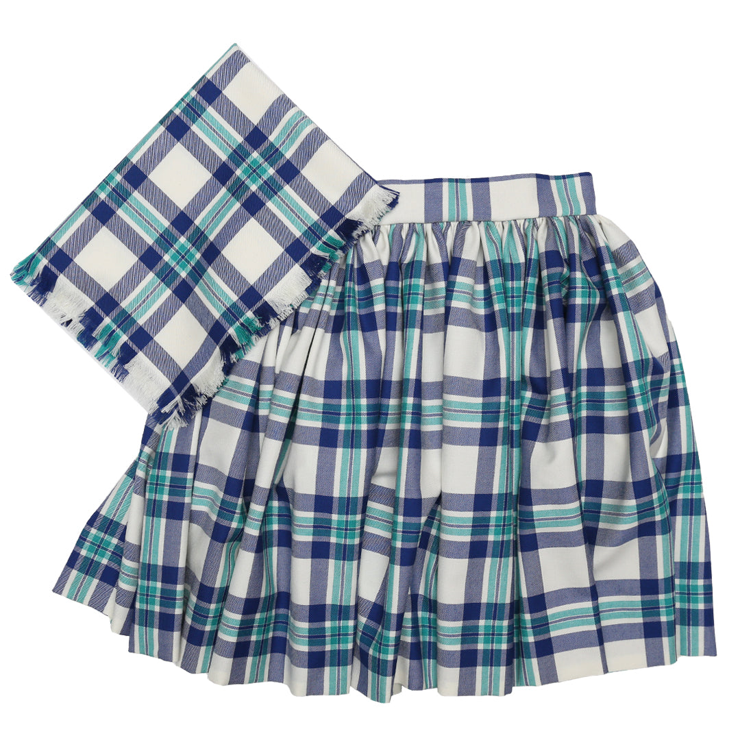 Dress Navy McGregor Variation National Skirt and Plaid