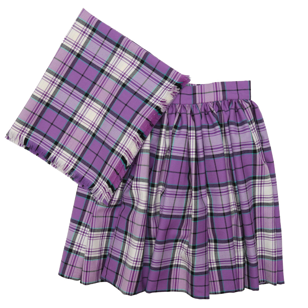 Dress Orchid Reverse McKellar National Skirt and Plaid