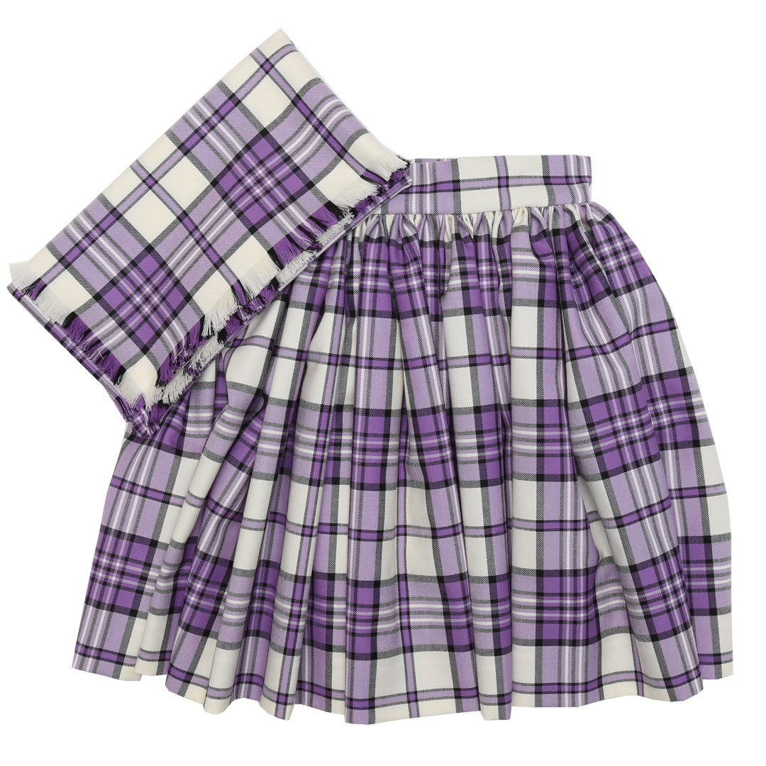 Dress Orchid Scott Variation National Skirt and Plaid