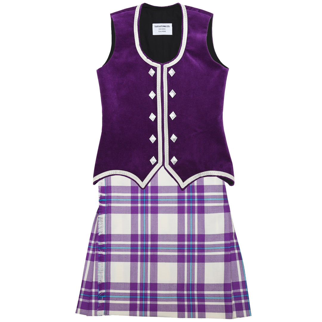 Dress Purple McGregor Kiltie Outfit (Bright Purple)