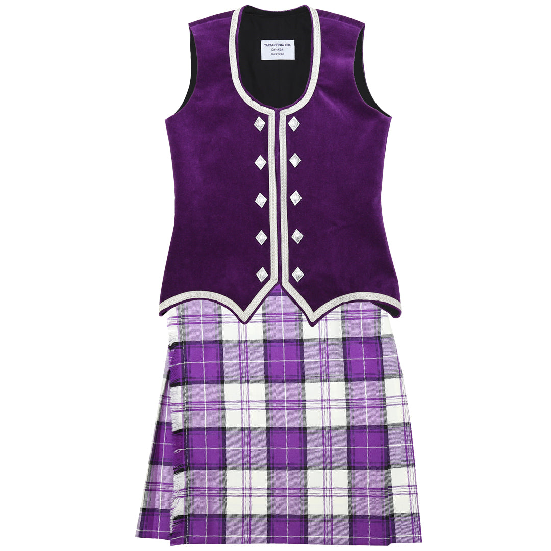 Dress Purple Menzies Kiltie Outfit (Bright Purple)