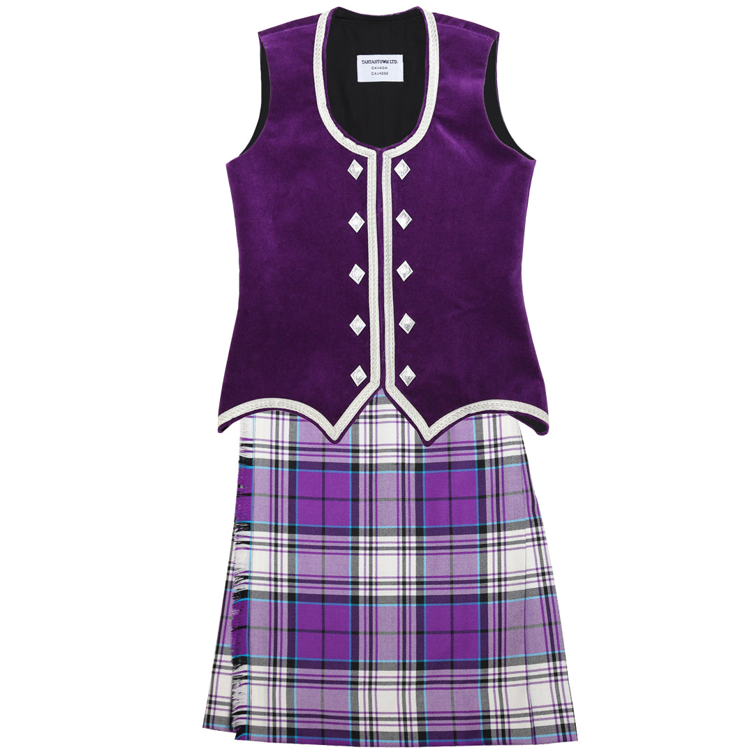 Dress Purple Reverse McKellar Kiltie Outfit (Bright Purple)