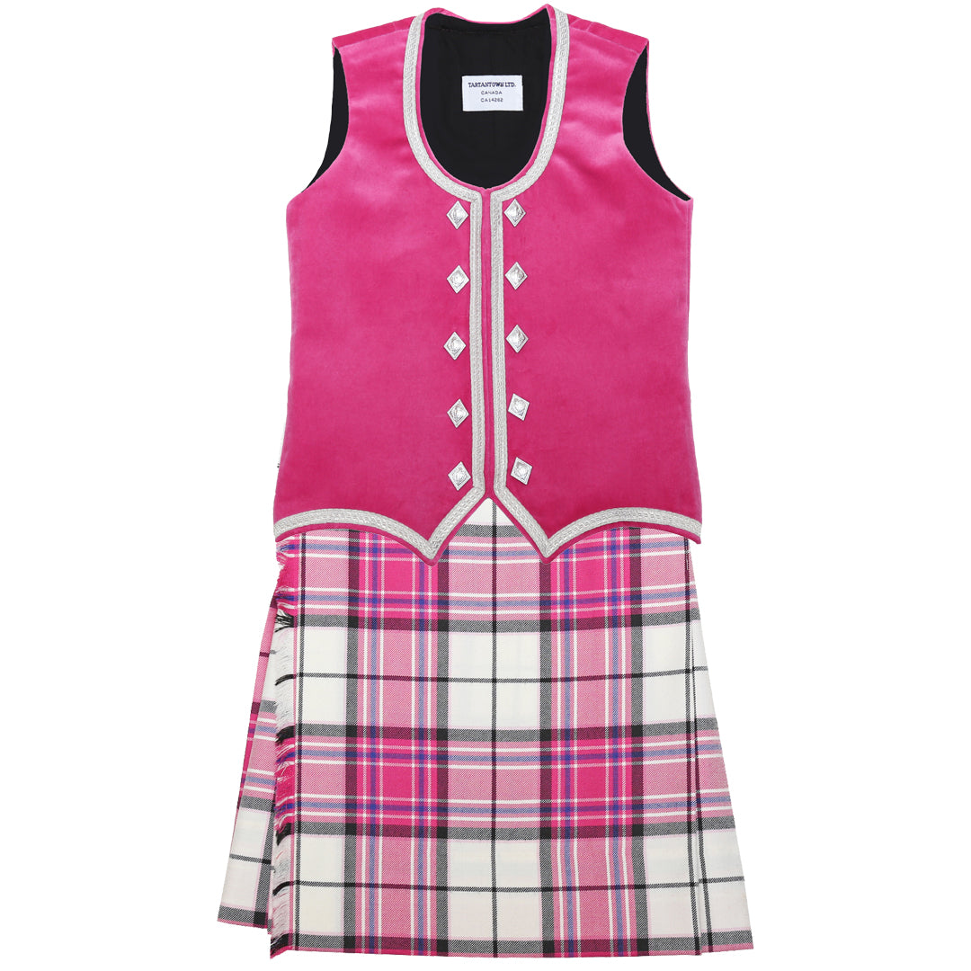 Dress Raspberry McKellar Kiltie Outfit (Raspberry)