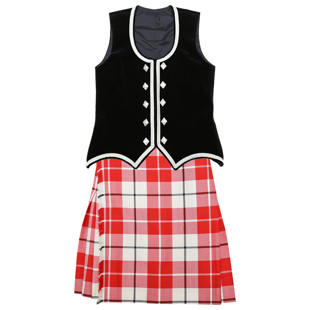 Dress Red McRae of Conchra Kiltie Outfit (Black)