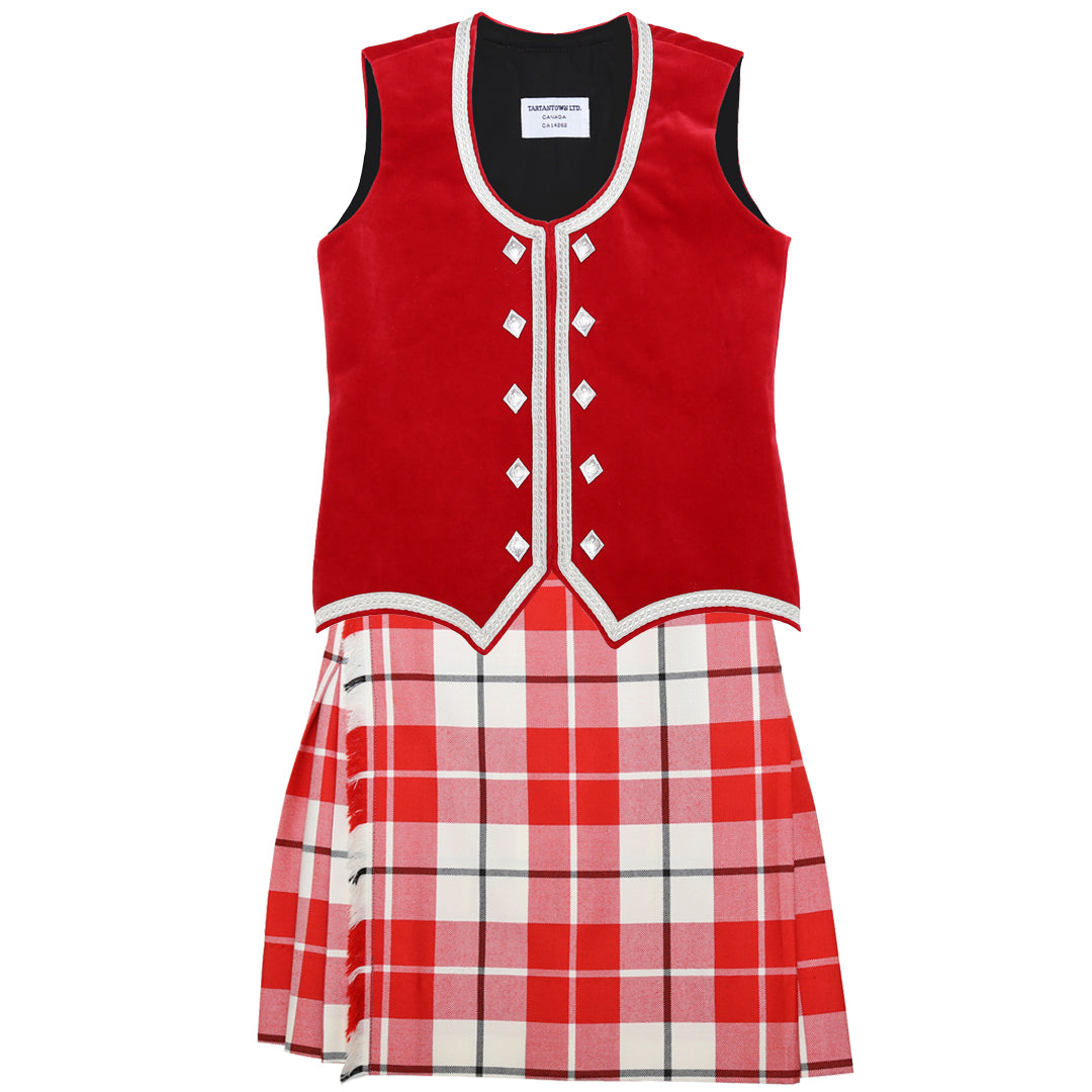 Dress Red McRae of Conchra Kiltie Outfit (Red)