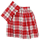 Dress Red McRae of Conchra National Skirt and Plaid